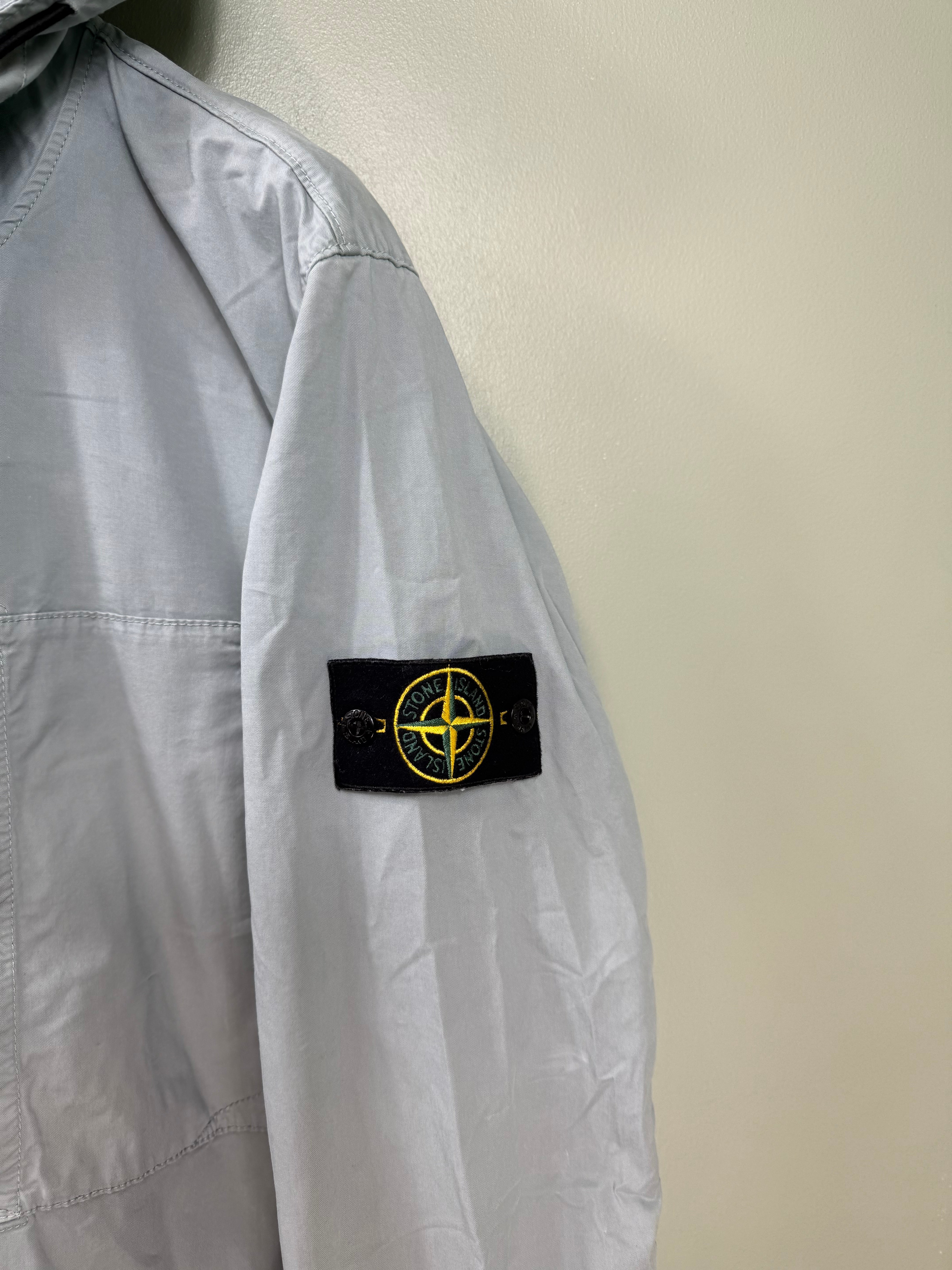 Stone Island Grey Supima Cotton Twill Jacket
