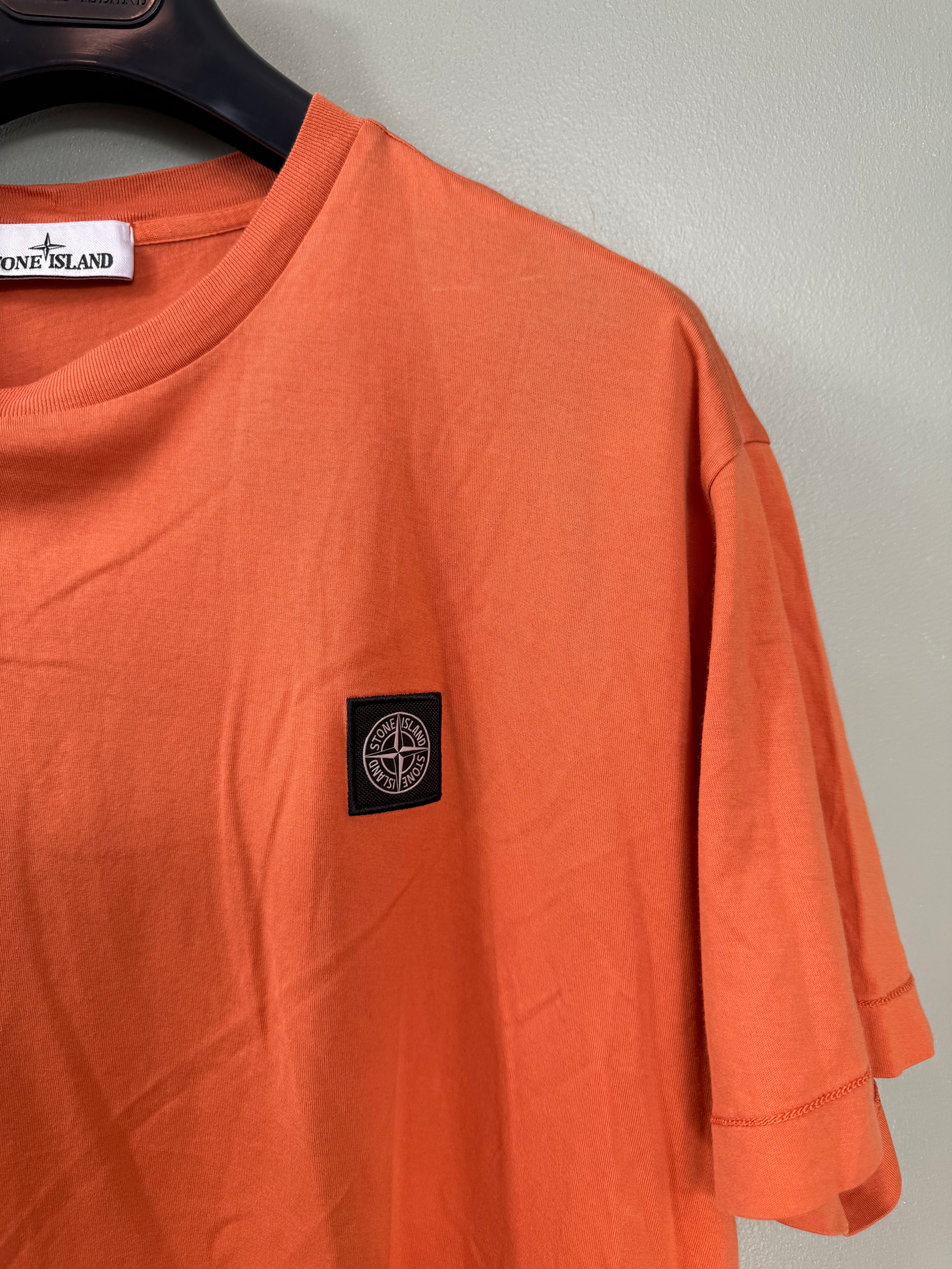 Stone Island Orange T-Shirt