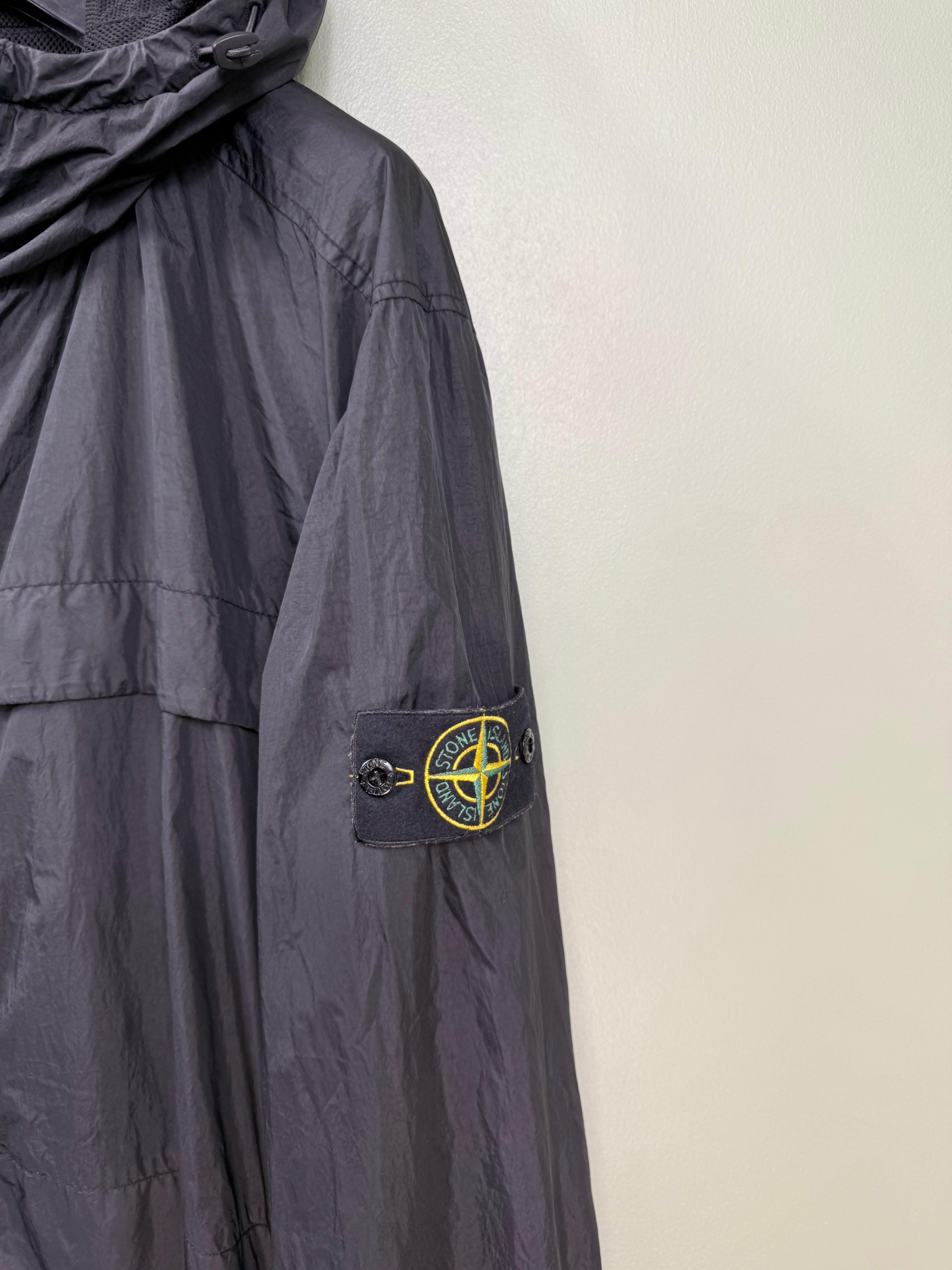 Stone Island Black Crinkle Reps Jacket