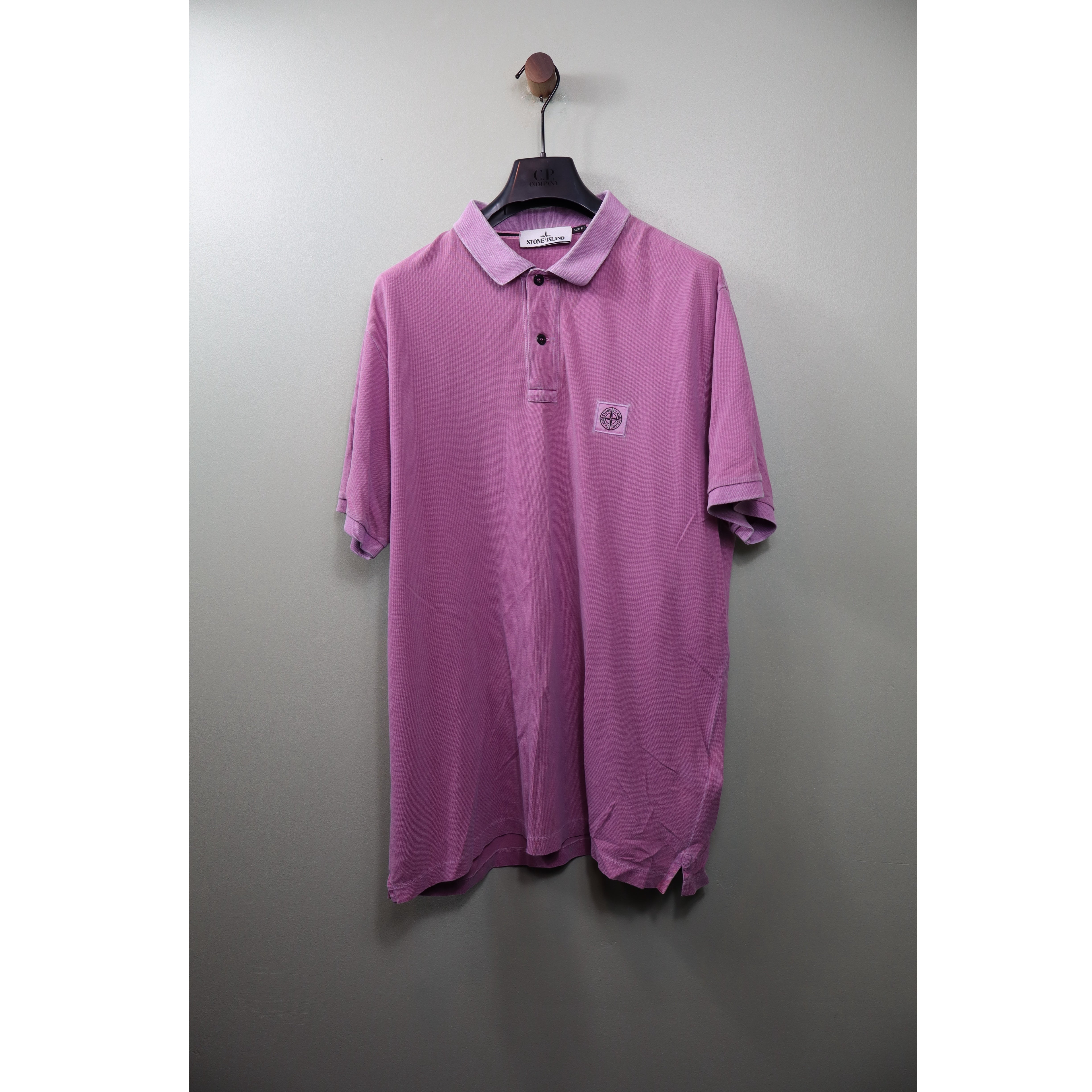 Stone Island Pink Polo Shirt