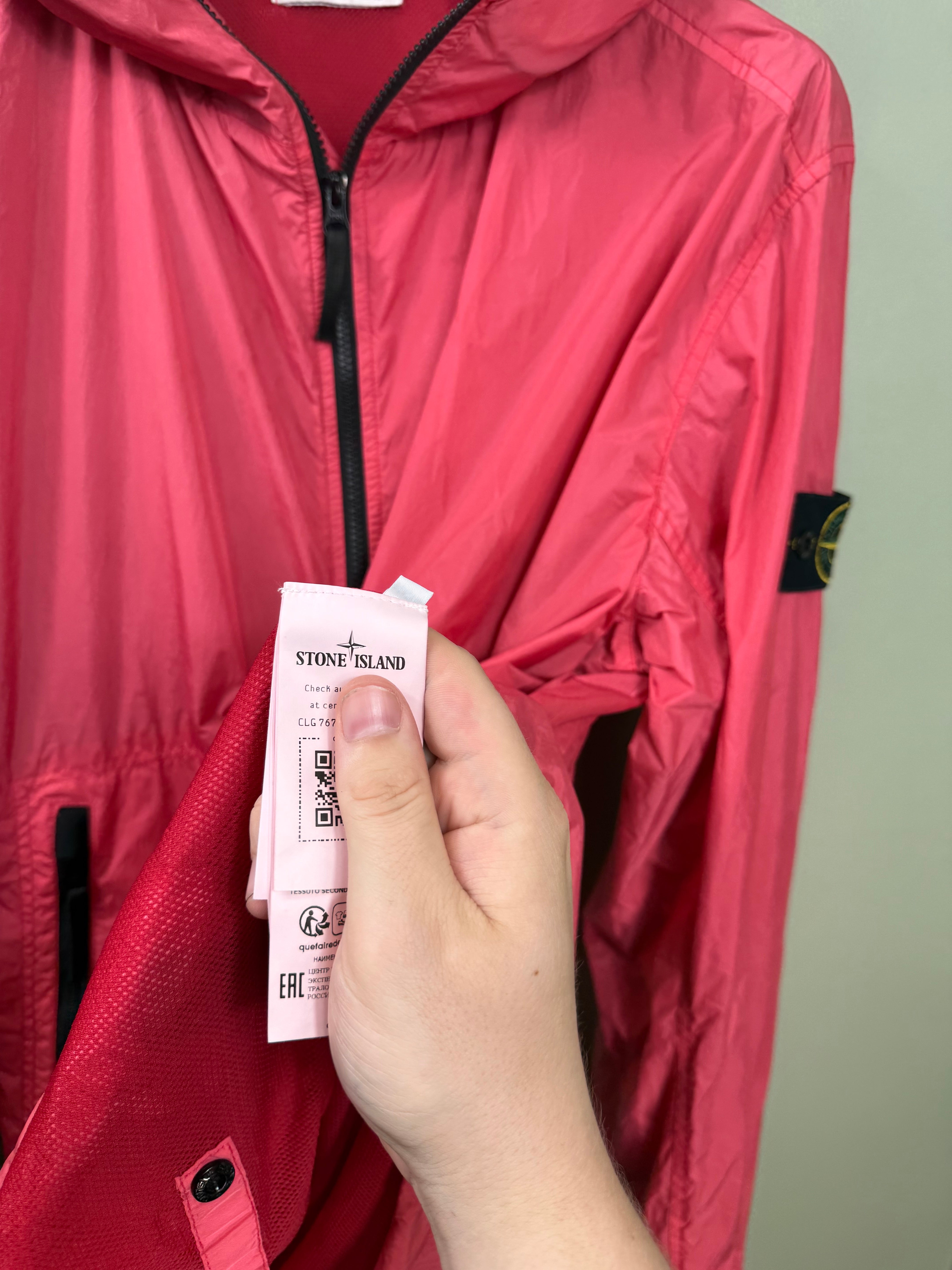 Stone Island Pink Crinkle Reps Jacket