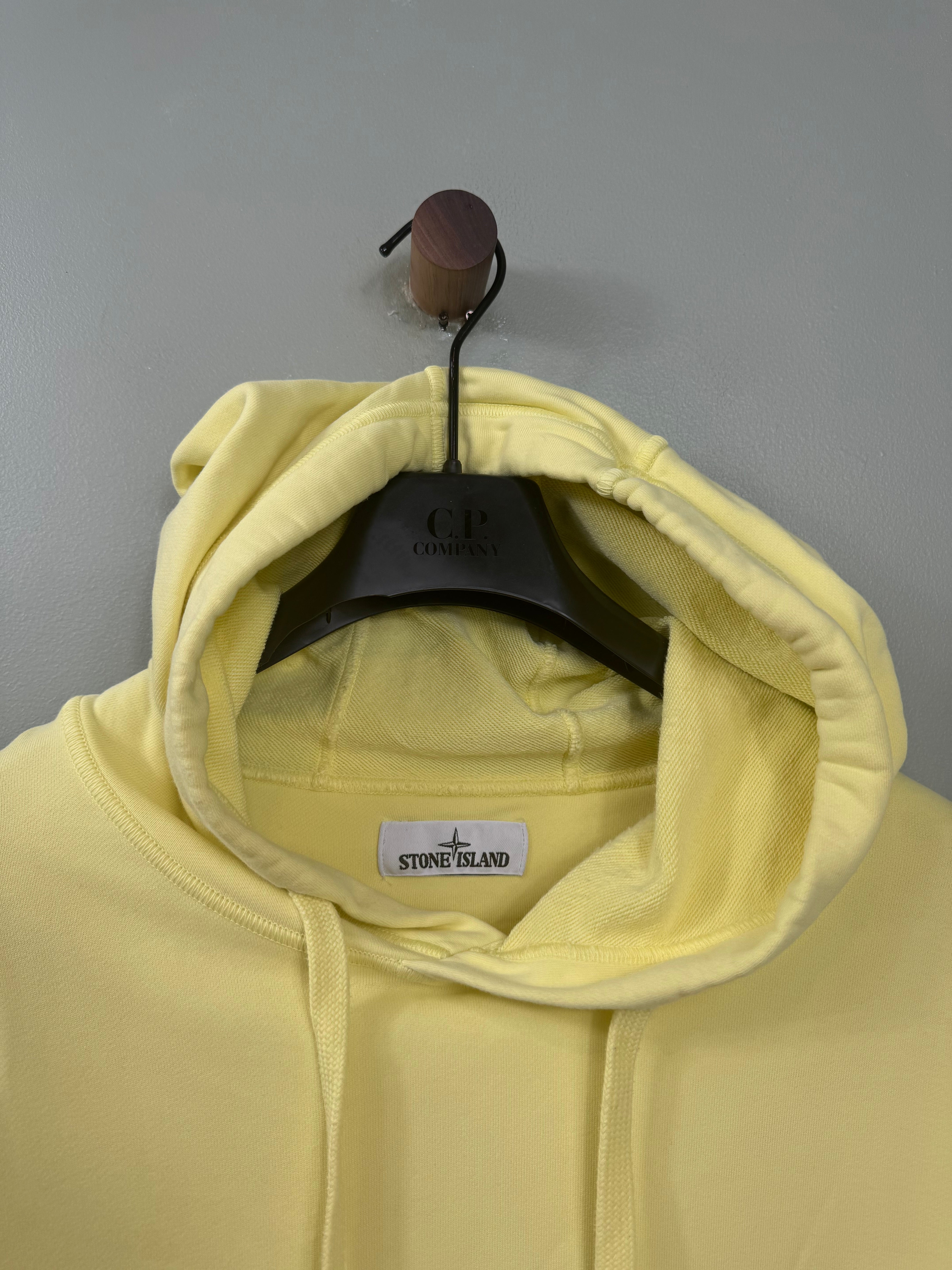 Stone Island Yellow Hoodie