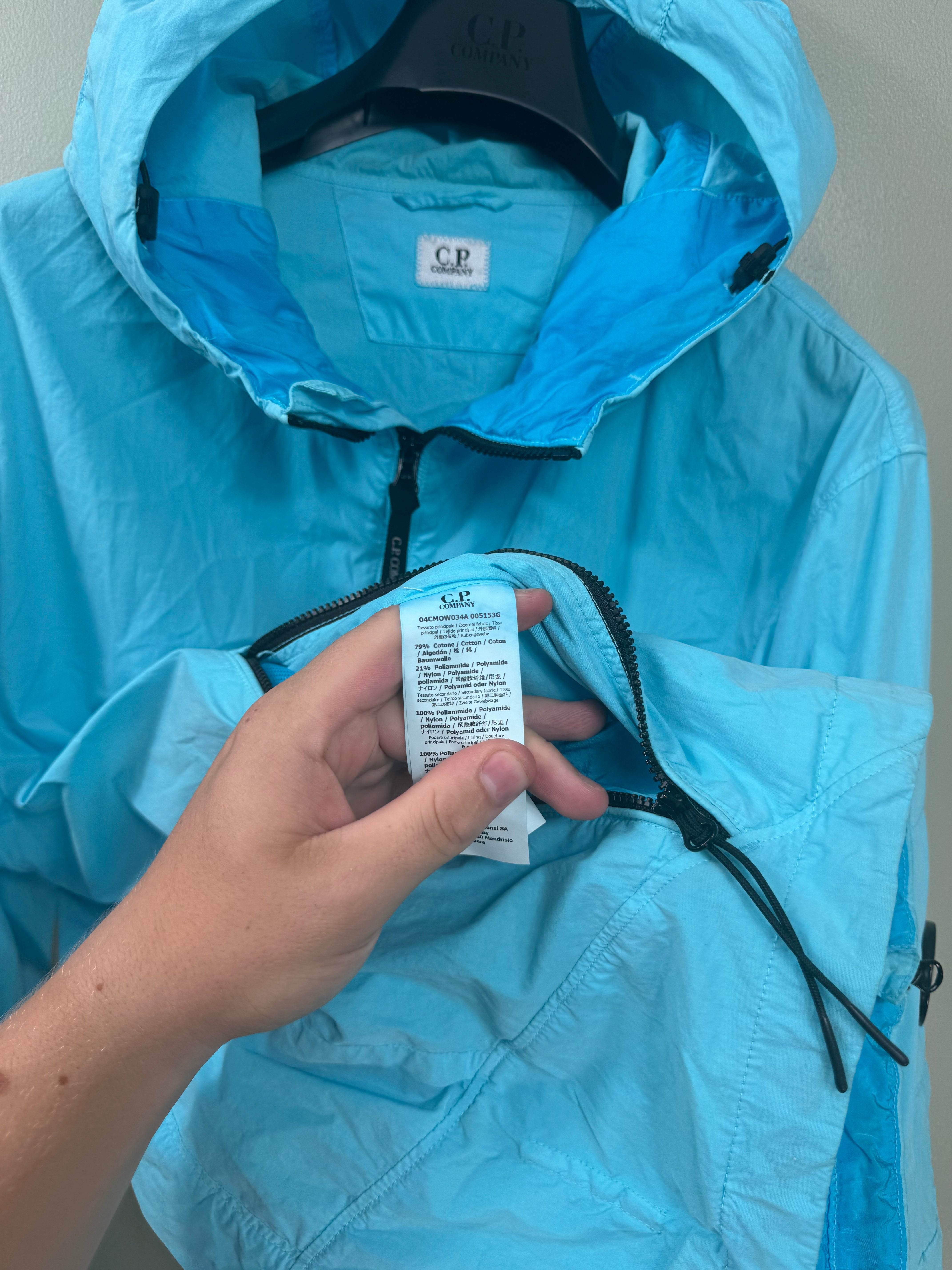 C.P. Company Aqua Blue 50 Fili Jacket