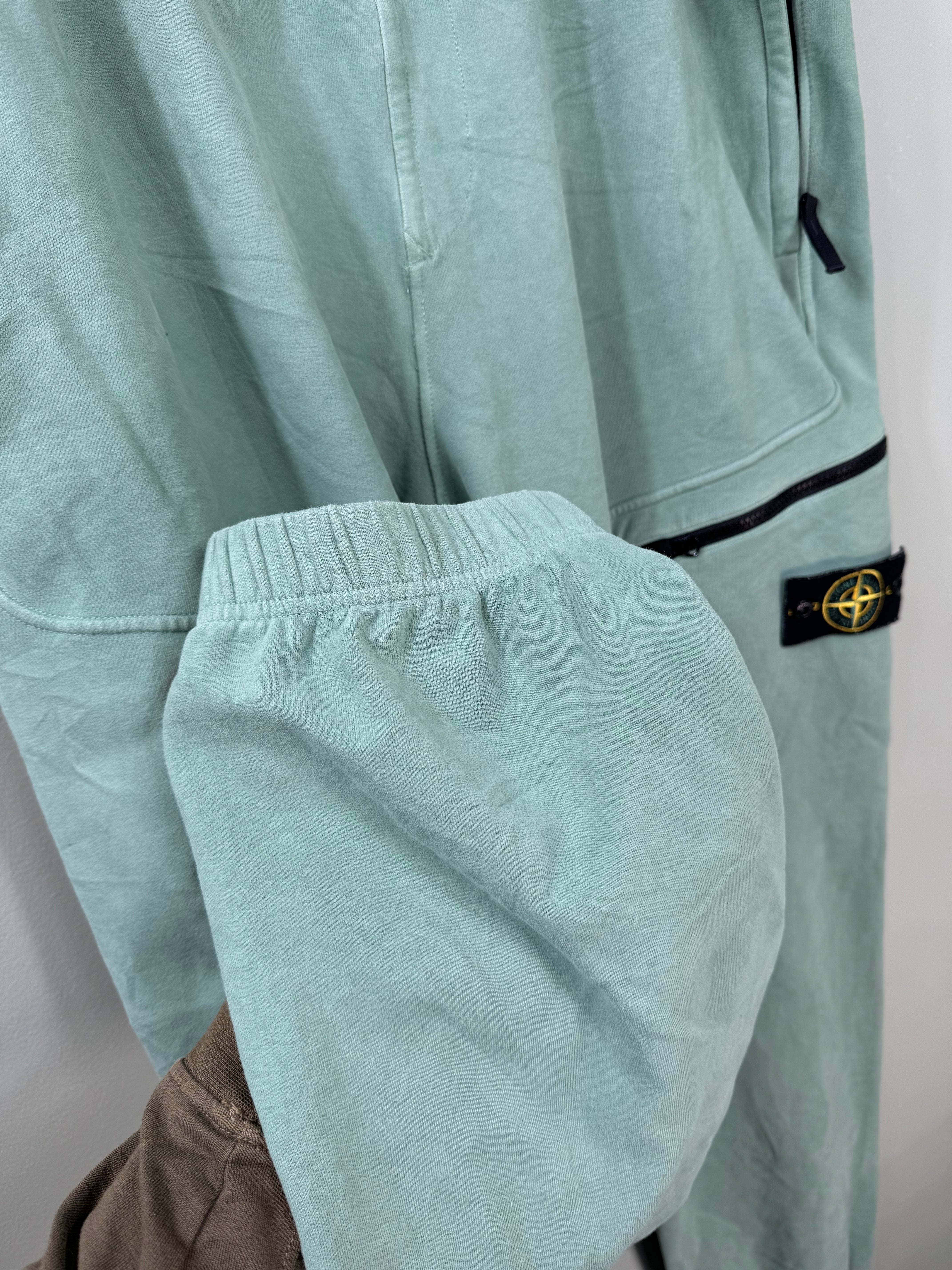 Stone Island Pastel Green Joggers