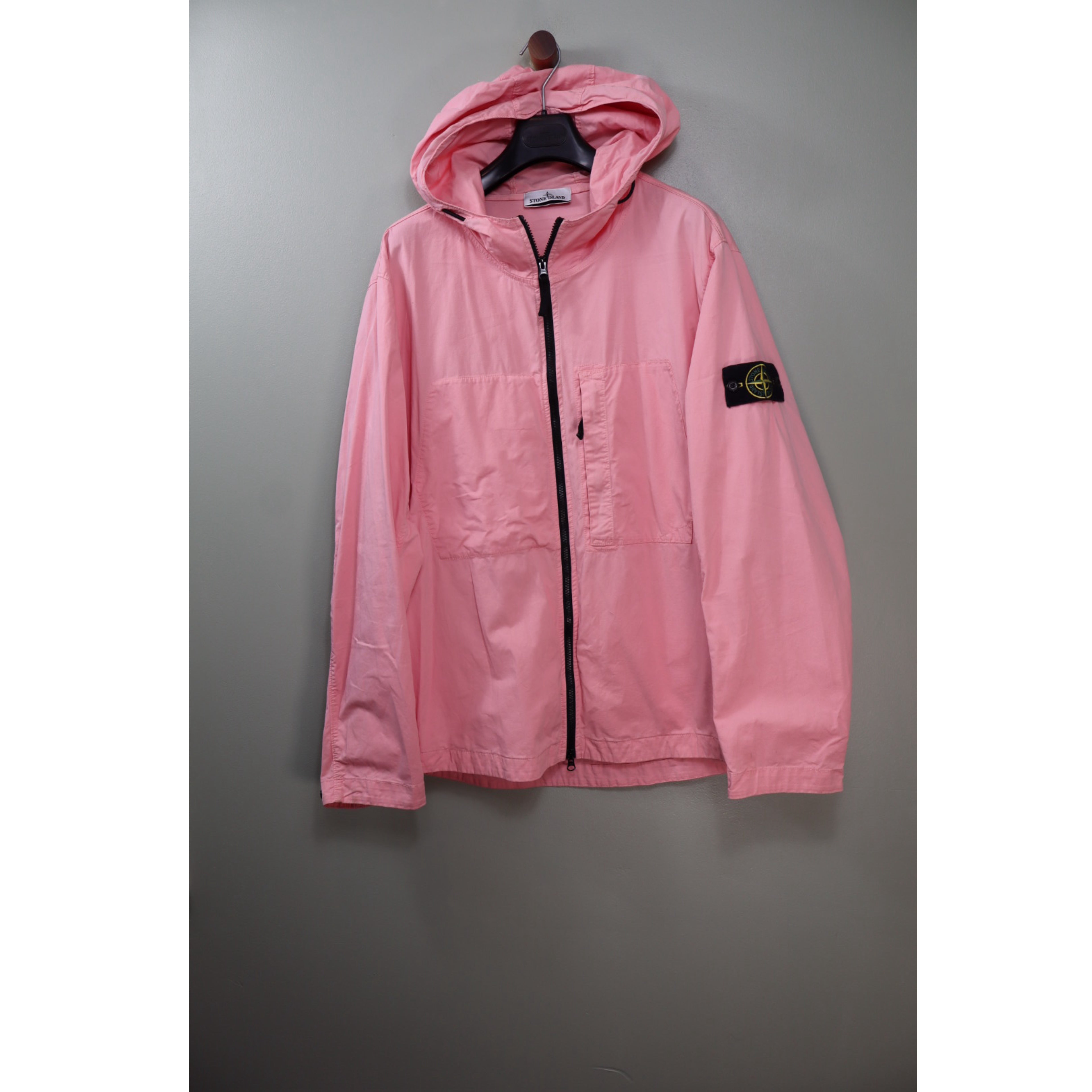 Stone Island Pink Supima Cotton Twill Jacket