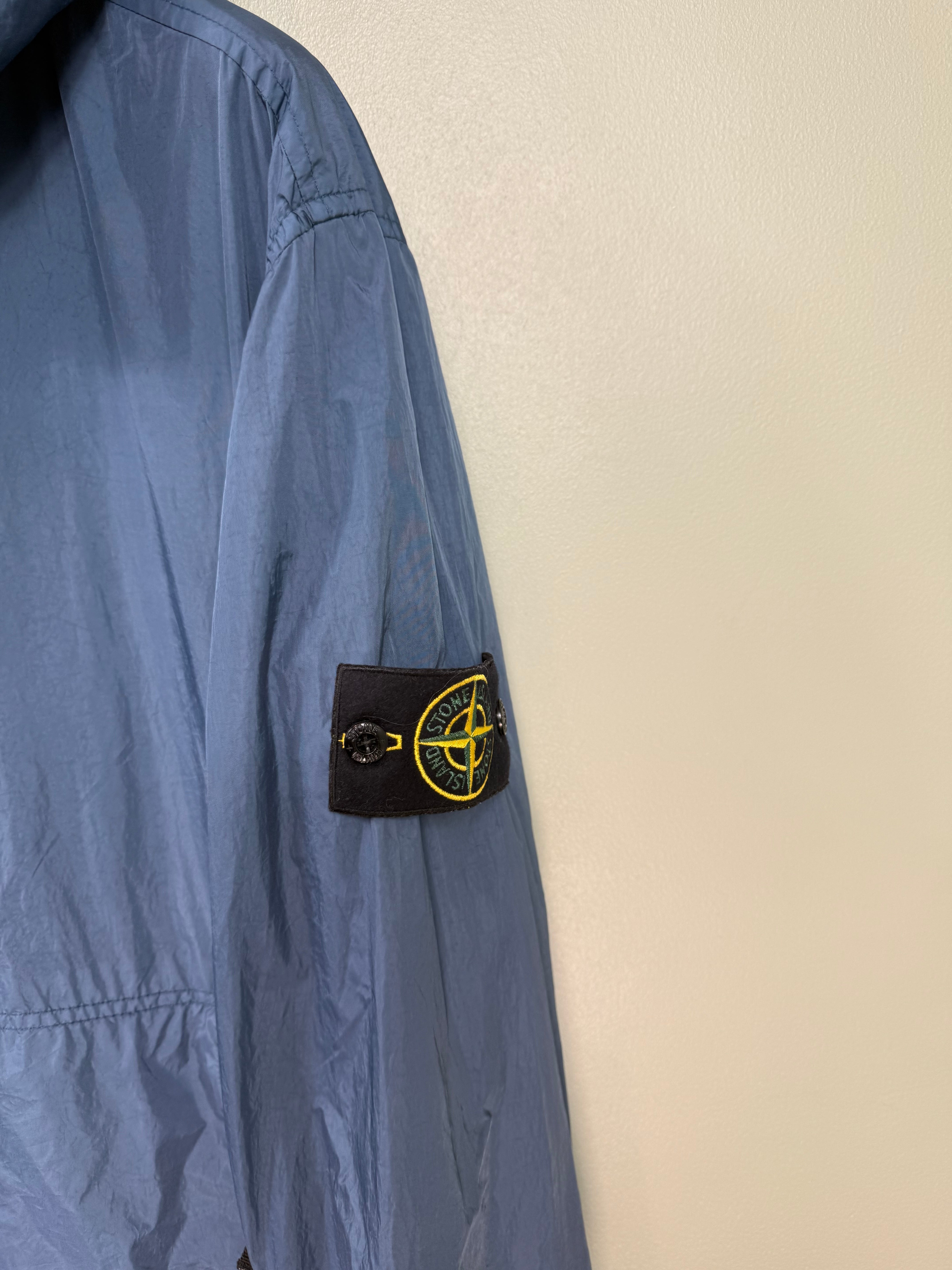 Stone Island Blue Crinkle Reps Jacket