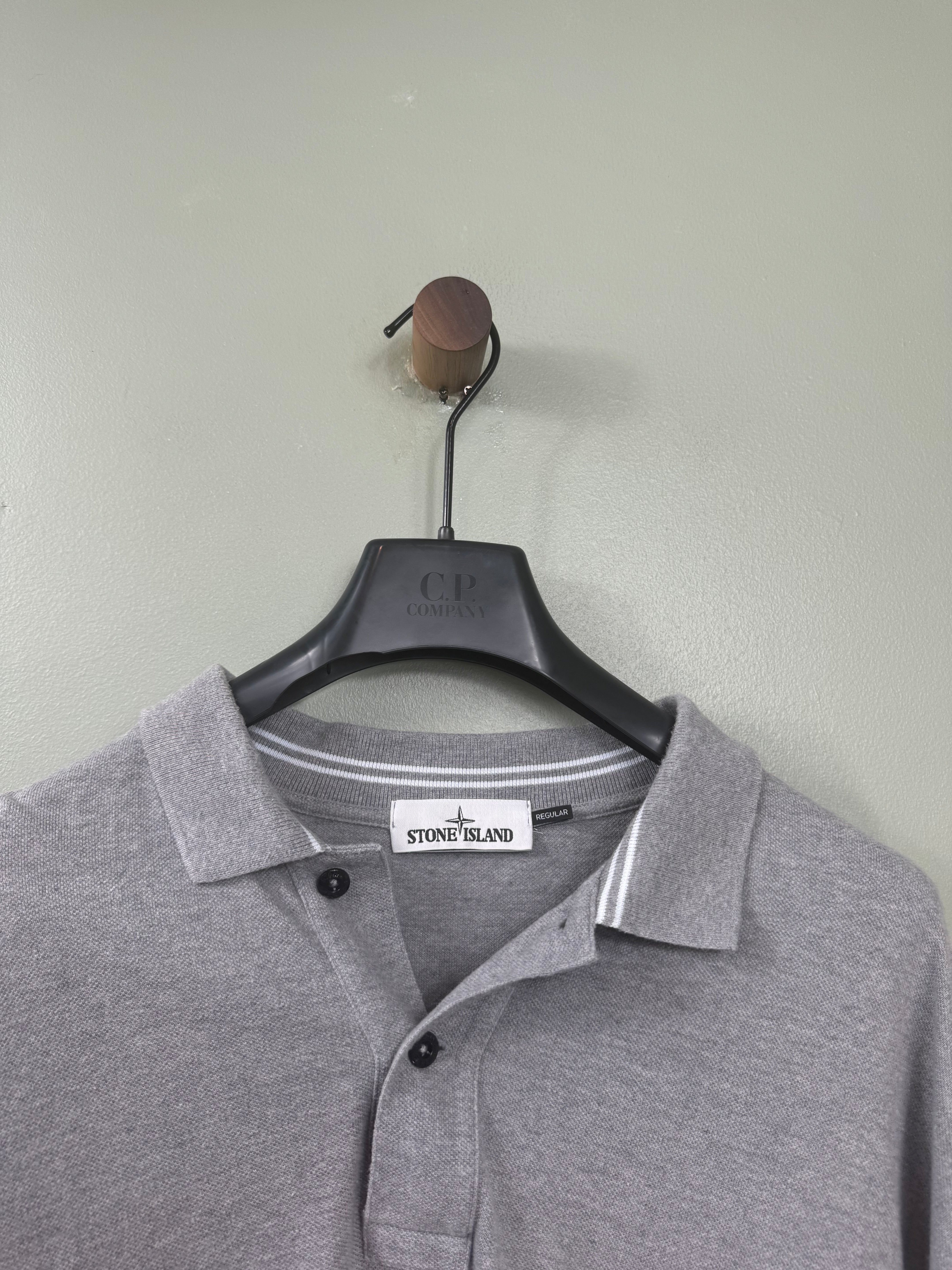 Stone Island Grey Polo