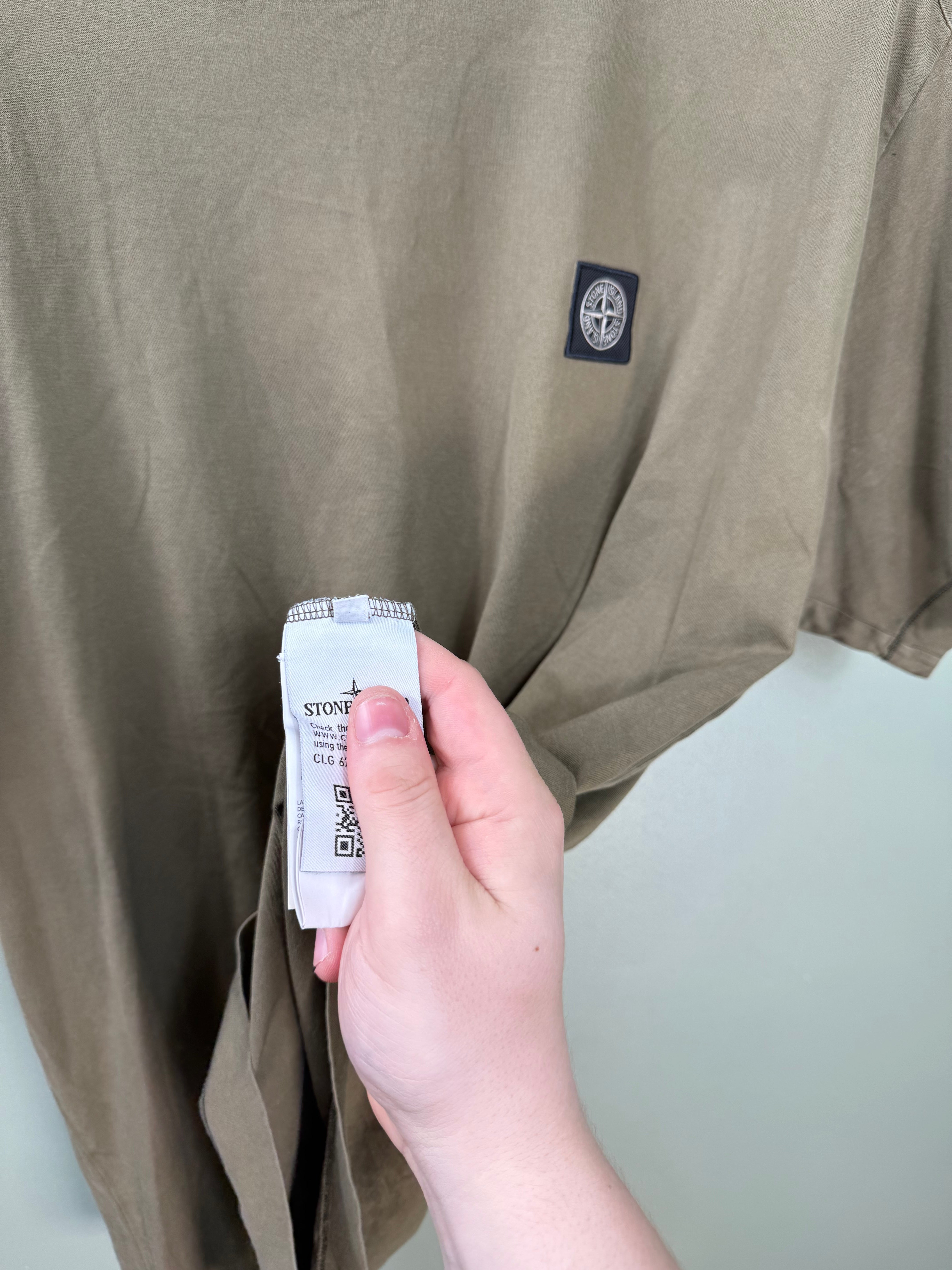 Stone Island Khaki T-Shirt