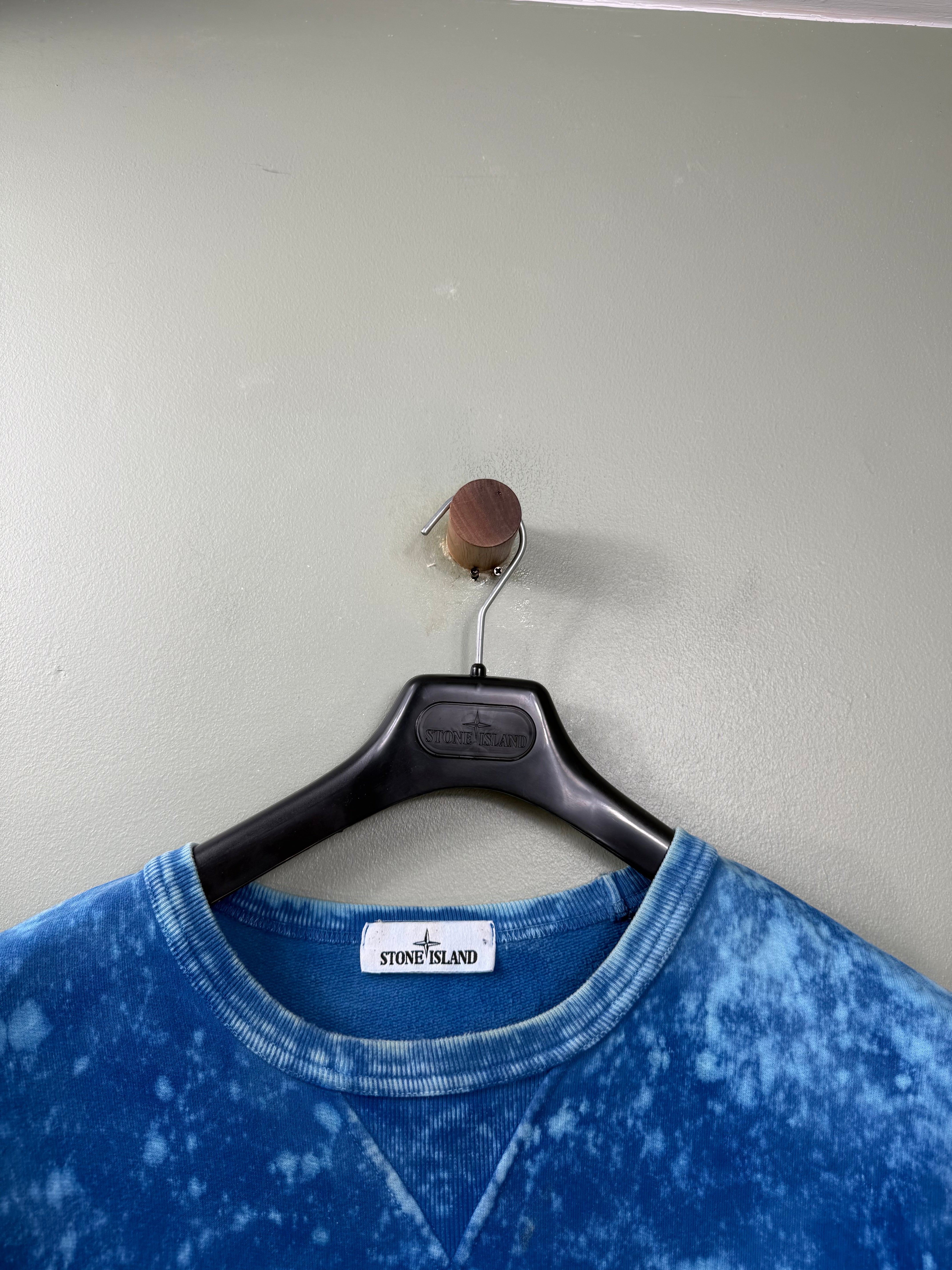 Stone Island Blue Ovo Dye Jumper
