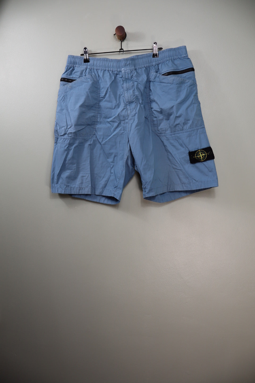 Stone Island Blue CO Cargo Shorts