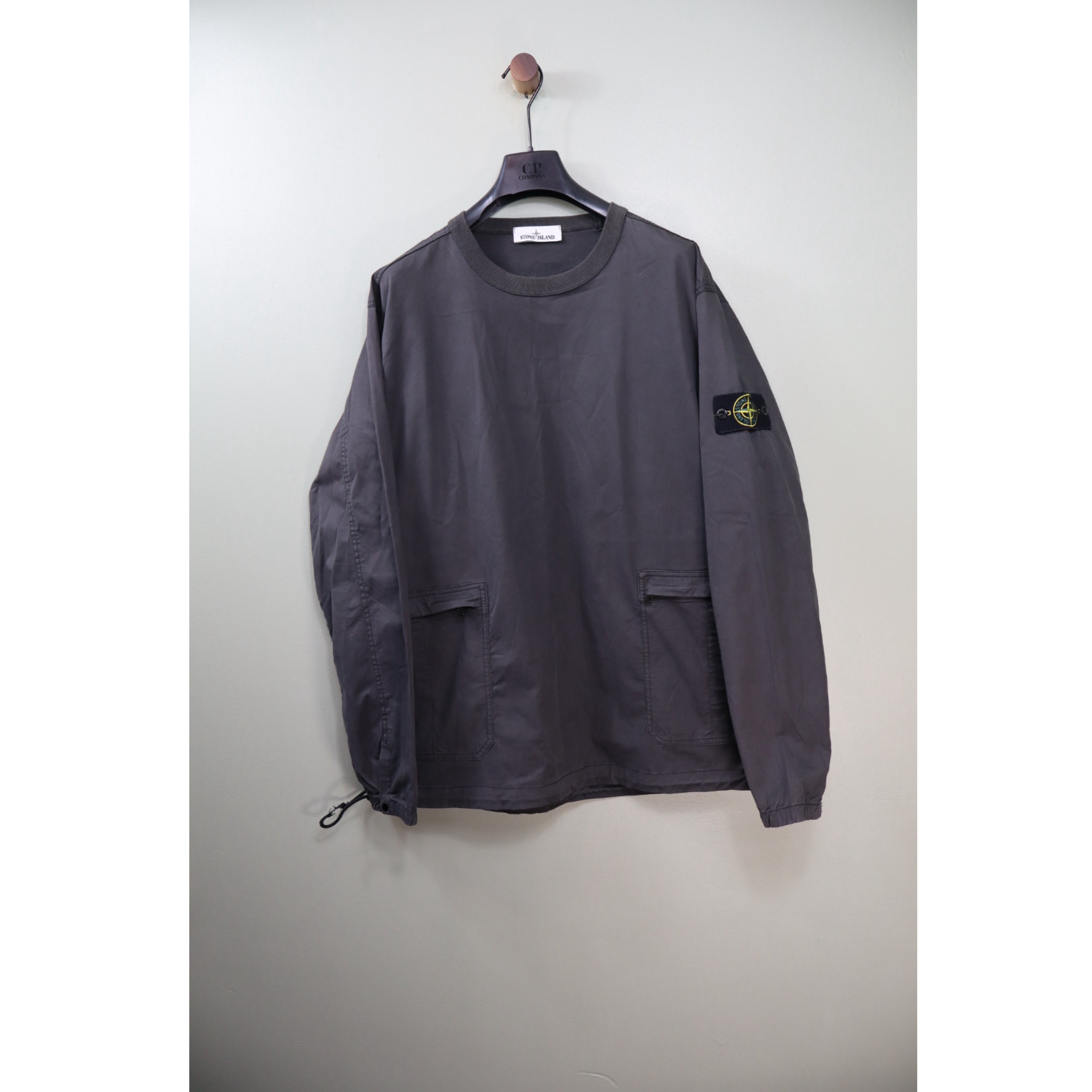 Stone Island Charcoal Grey Smock Jumper