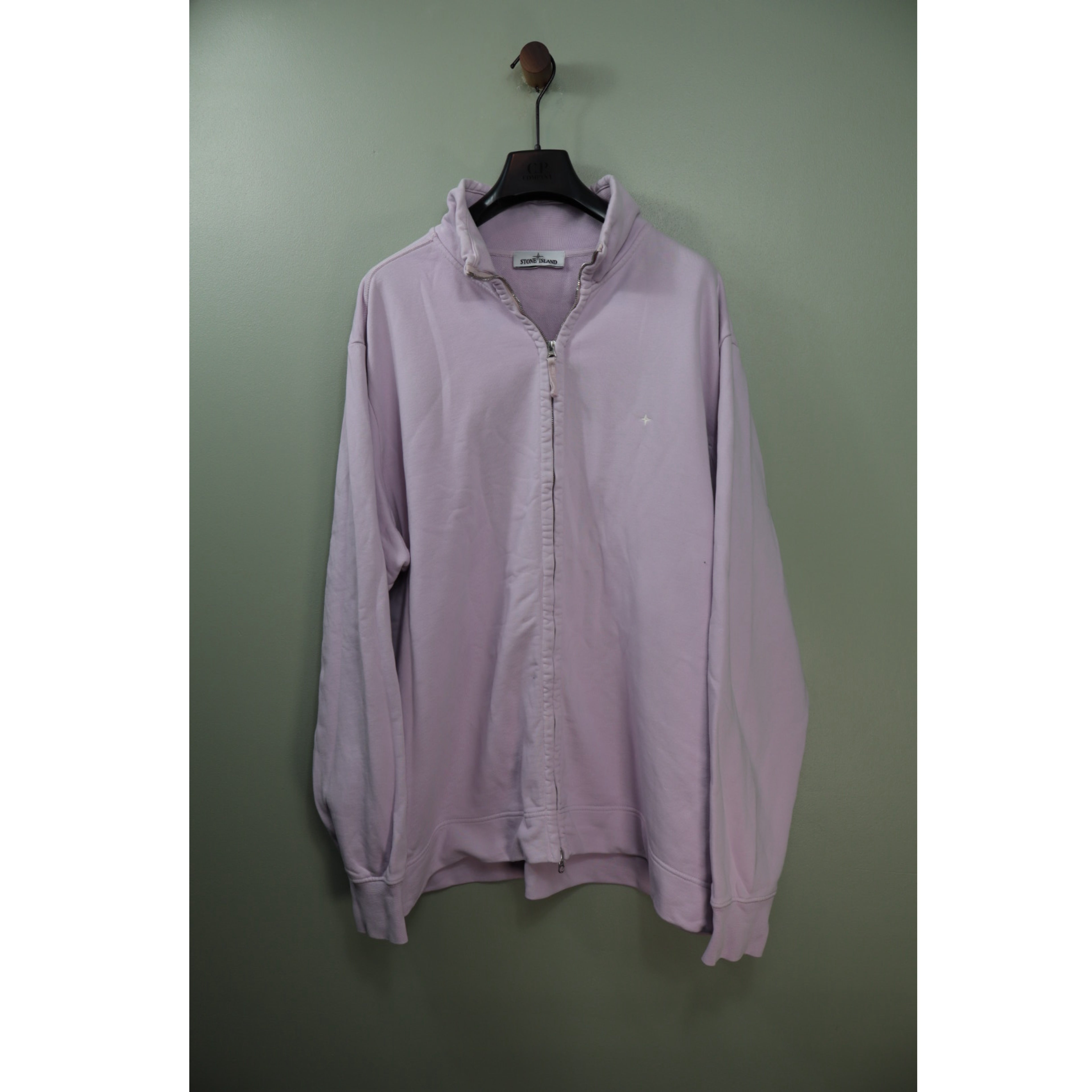 Stone Island Pink Zip Jumper