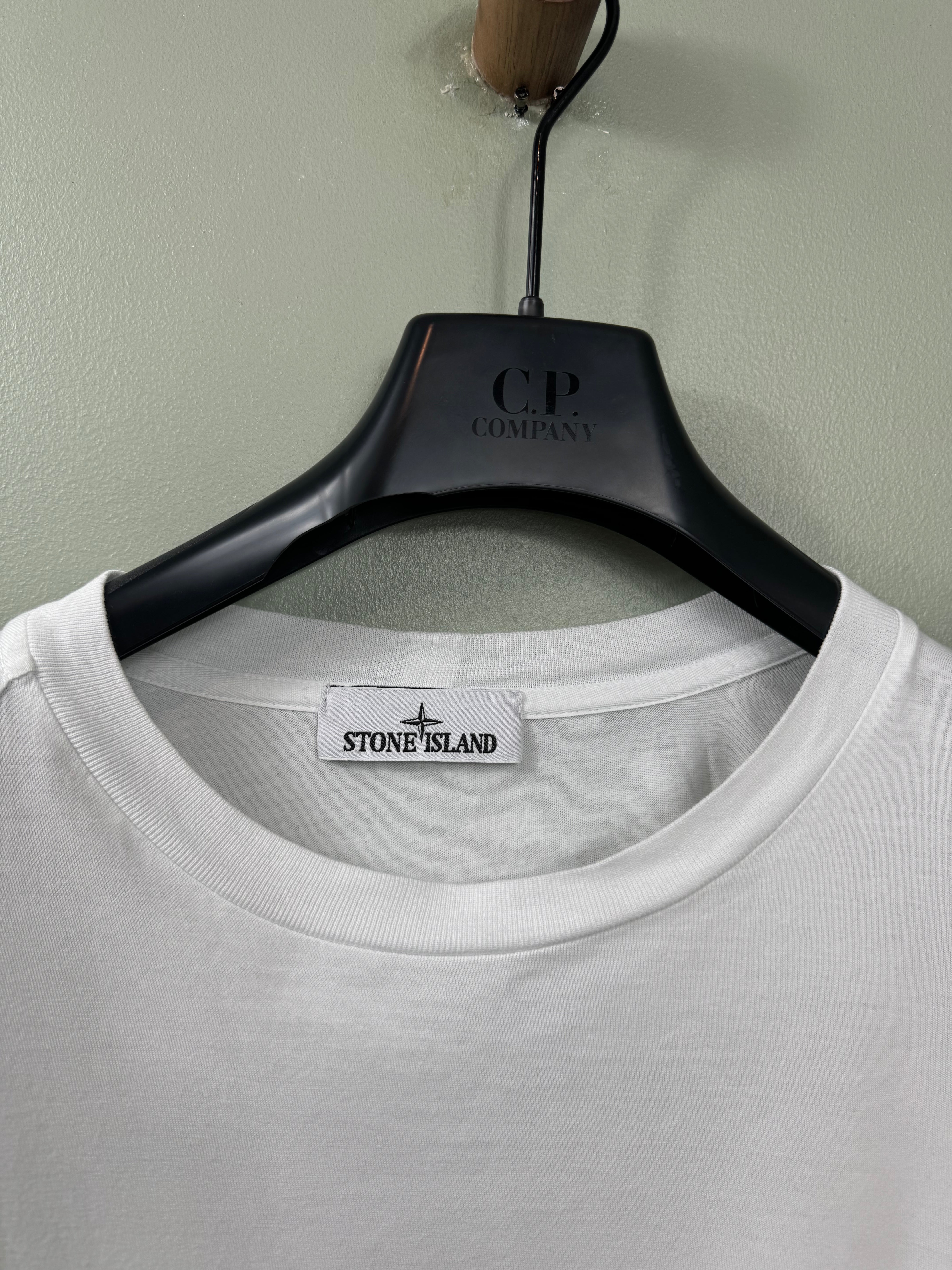 Stone Island White Tee
