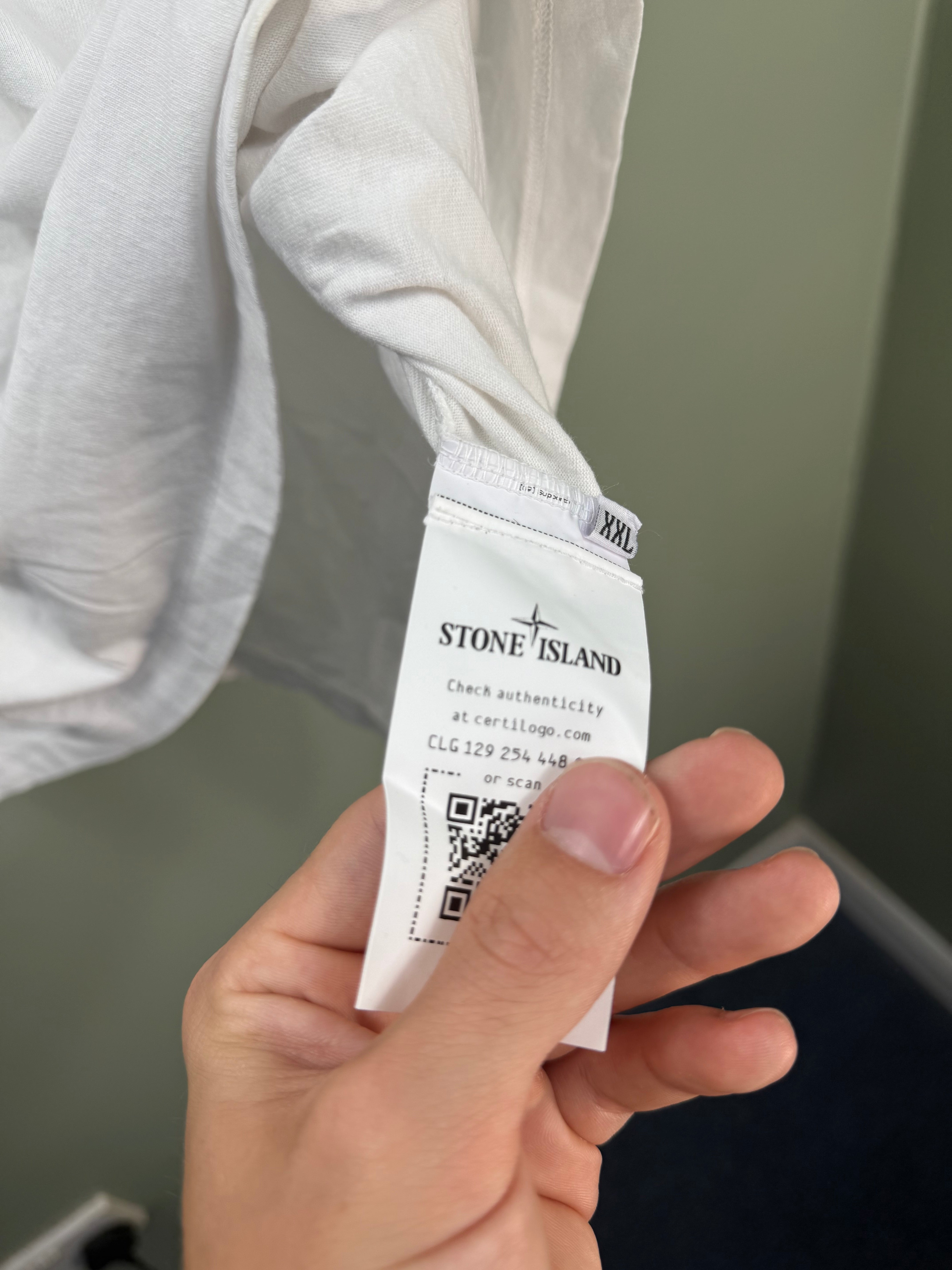 Stone Island White T-Shirt
