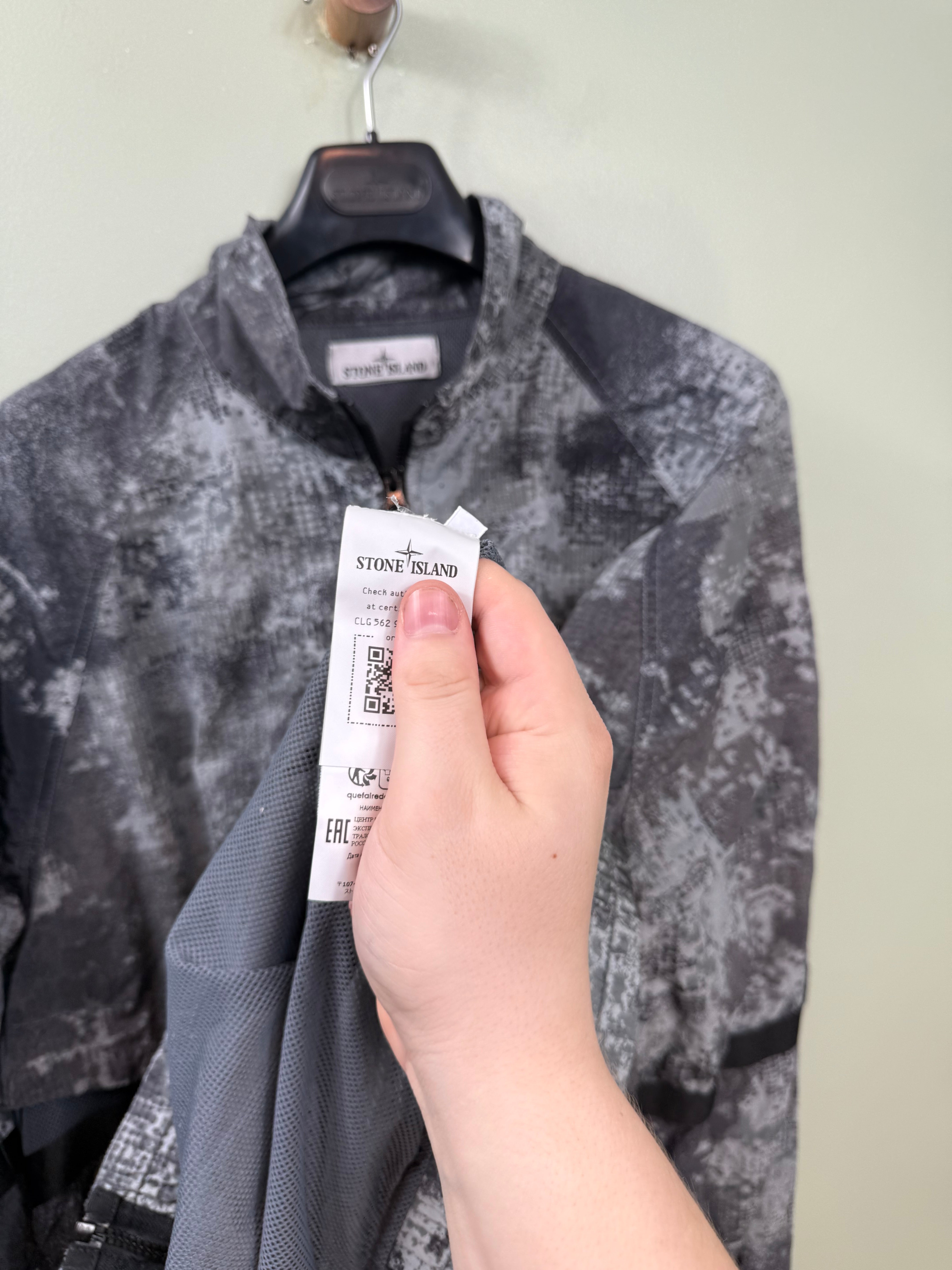 Stone Island Grey Felpa Guibbotto Jacket