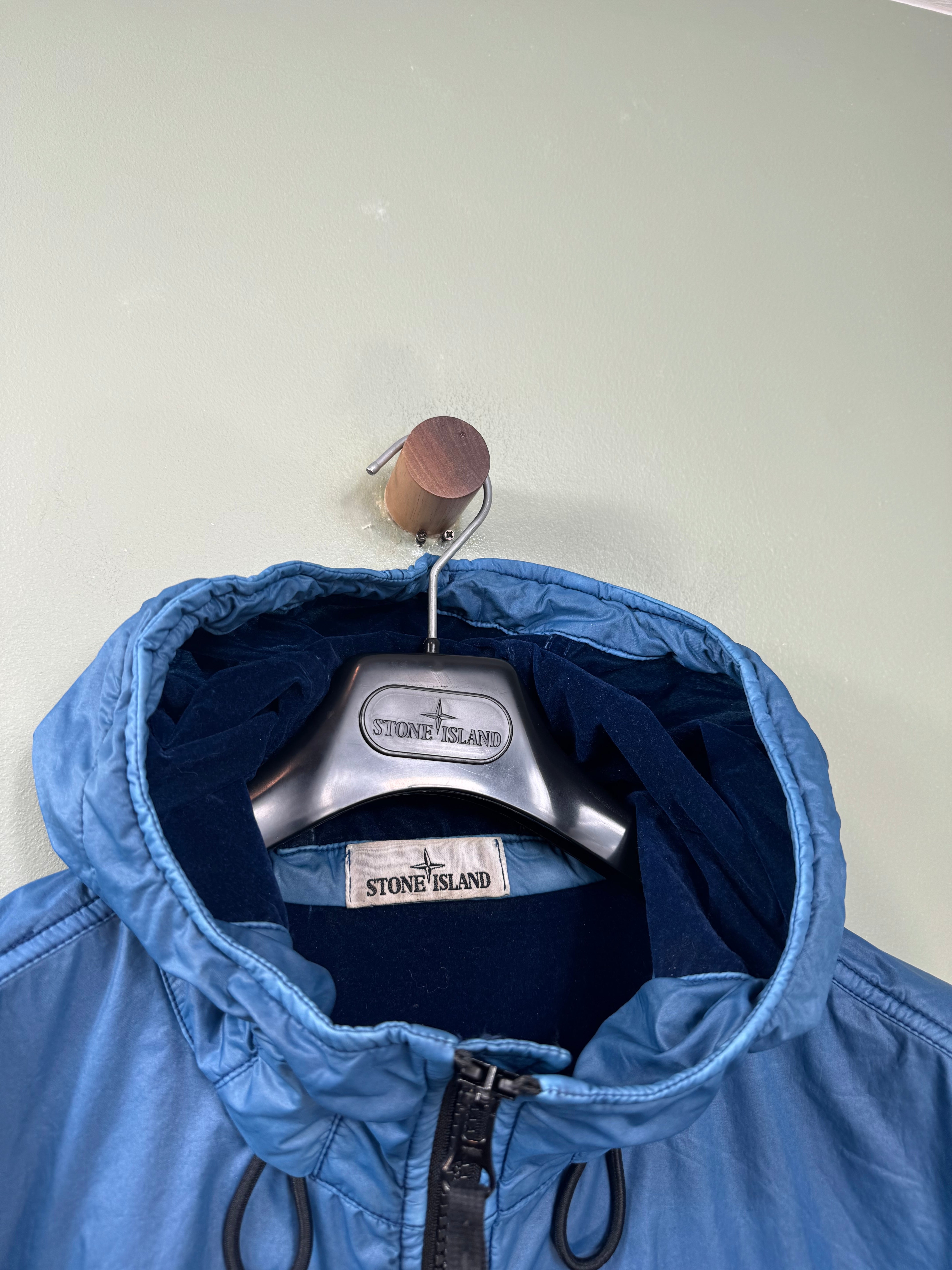 Stone Island Blue Lamy Flock Jacket
