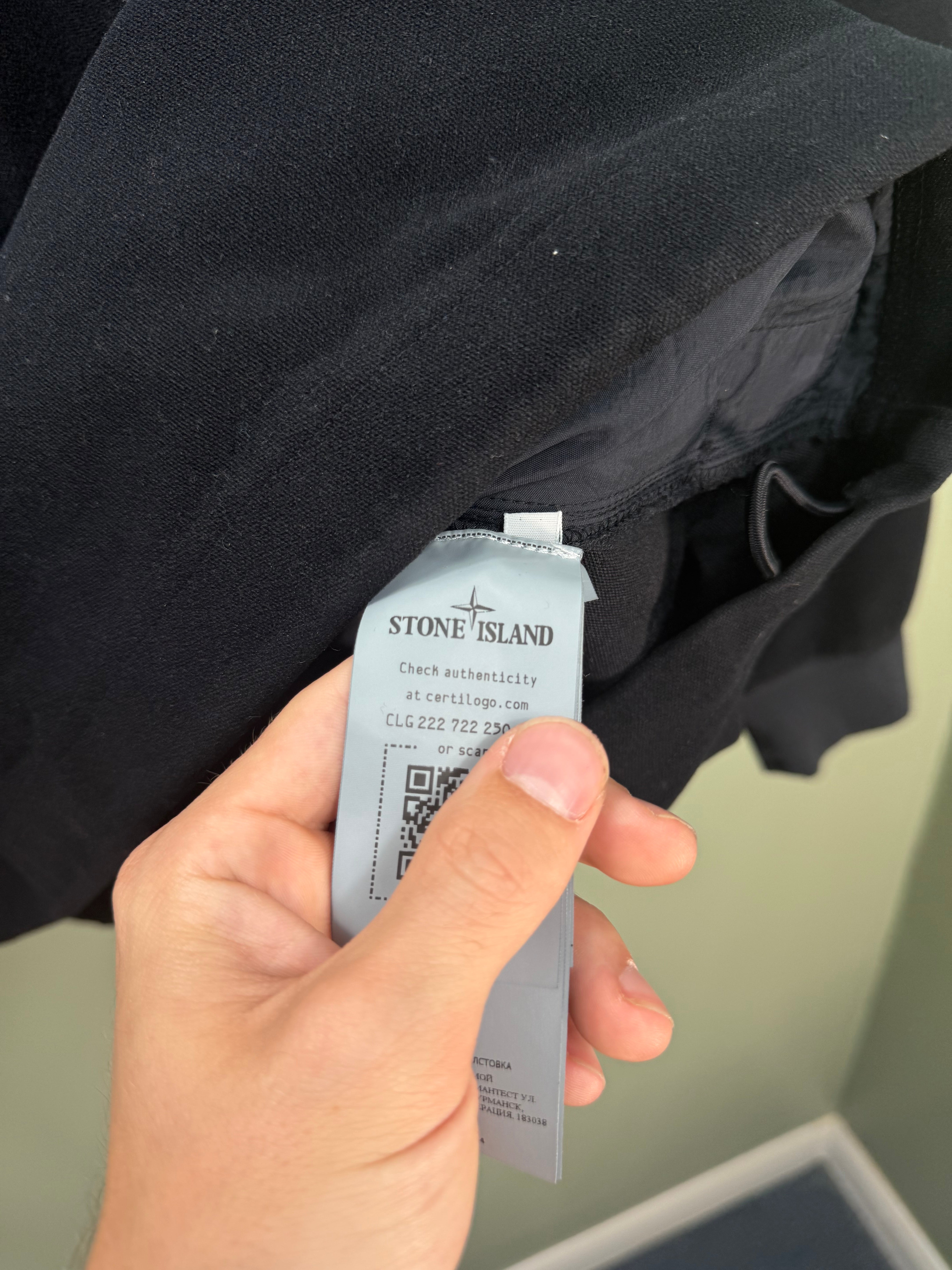 Stone Island Black Ghost Moleskin Jumper